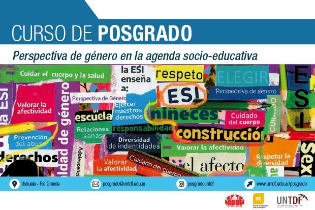 en la imagen se puede ver un collage colorido con palabras