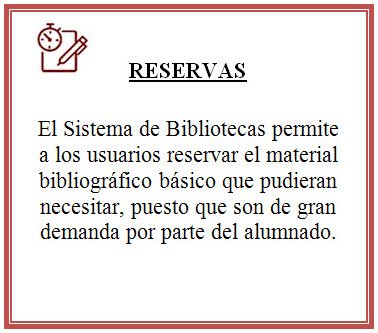RESERVAS